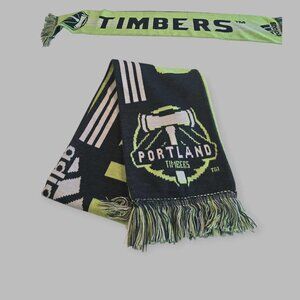 Adidas MLS Portland Timbers FO Scarf Mosaic  Design Green